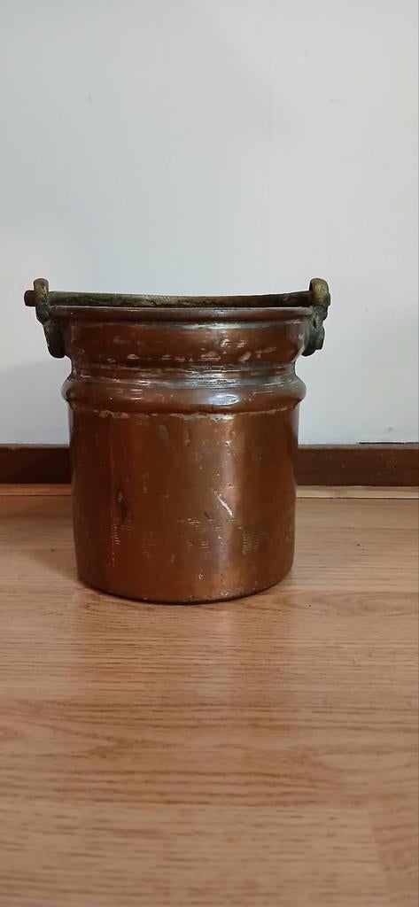 Oude Koperen Ketel, Antiek en Kunst, Ophalen, Koper