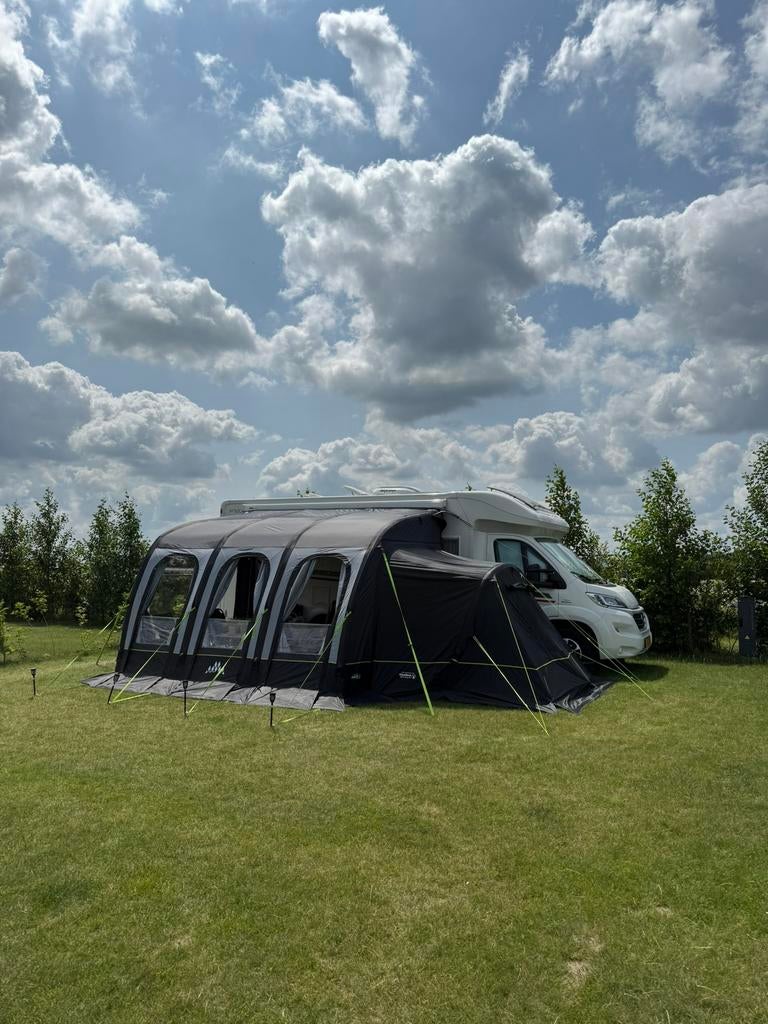 Voortent Obelink Monaco 380 Easy Air caravan/camper +uitbouw, Caravans en Kamperen, Tenten, Ophalen, Zo goed als nieuw