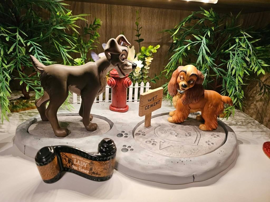 WDCC Lady & The Tramp, Ophalen, Overige figuren, Gebruikt, Beeldje of Figuurtje