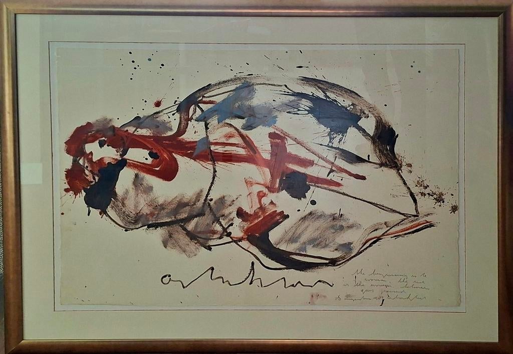 Origineel schilderij Anton Heyboer (1989), Ophalen of Verzenden