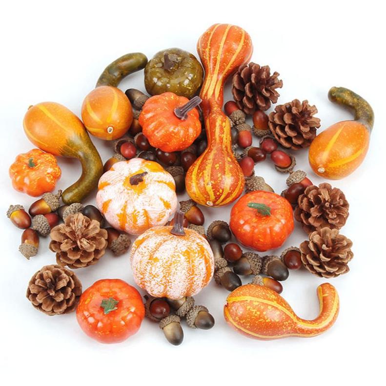 Kunst Pompoen Kalebas Nep Groente Fruit Halloween Herfst, Huis en Inrichting, Woonaccessoires | Overige, Verzenden, Nieuw