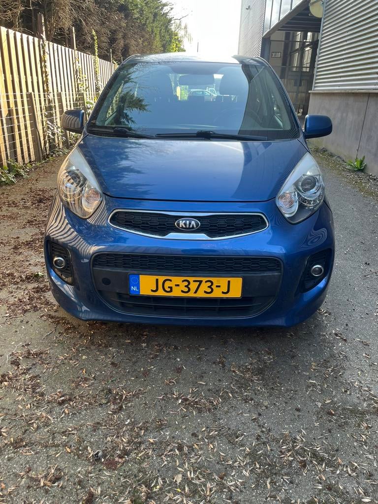 Kia Picanto 1.0 Cvvt 5-DRS 2016 Blauw, Blauw, Origineel Nederlands, 24 km/l, Handgeschakeld