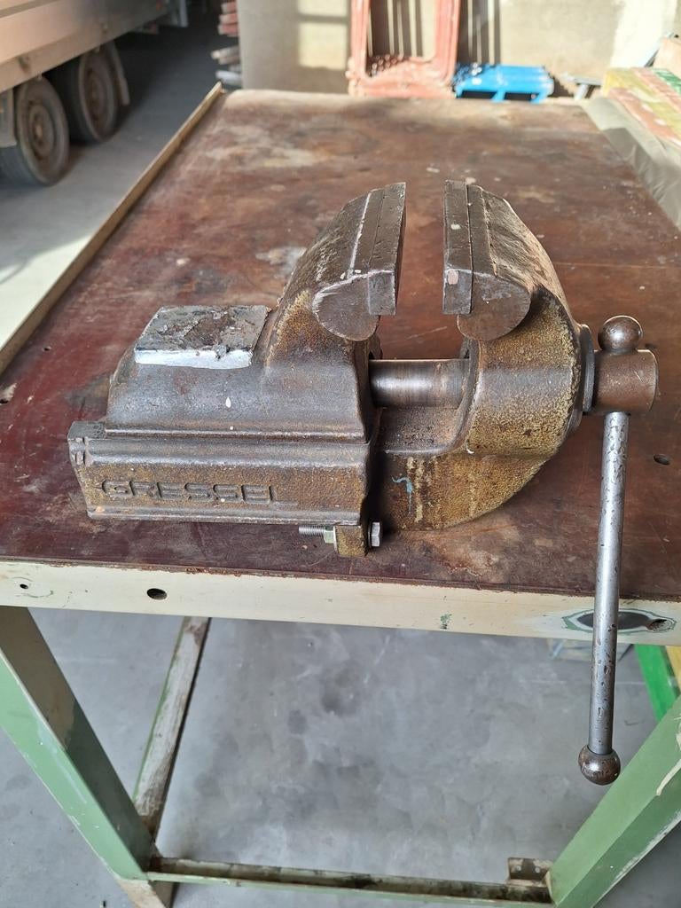 Bankschroef, Ophalen, Gebruikt, Minder dan 70 cm, Bankschroef