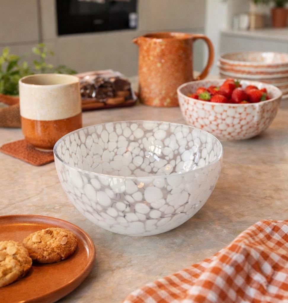 H&M home schaal, Schaal, Rond, Ophalen of Verzenden, Glas