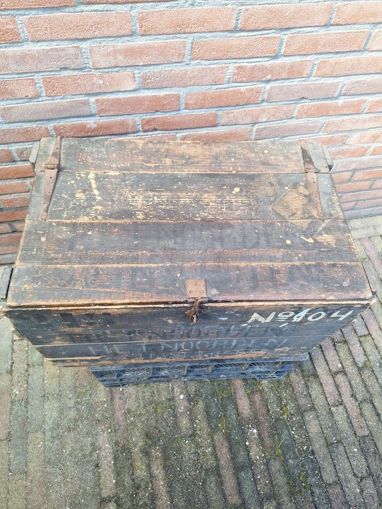 Dekenkist., Minder dan 50 cm, Gebruikt, 50 tot 100 cm, Ophalen of Verzenden