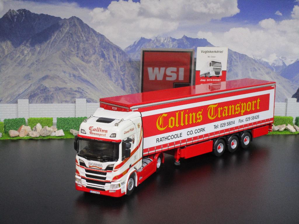 Wsi 01-2295 Collins Transport , Scania R Highline CR20H, Ophalen, Zo goed als nieuw, Bus of Vrachtwagen, Wsi