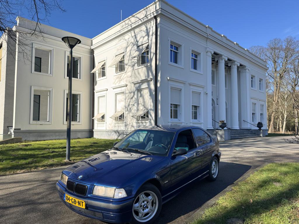 BMW 3 Serie 316i 1.9 AUT Compact AIRCO, MOOISTE VAN NL !, Auto's, Oldtimers, Automaat, Achterwielaandrijving, Metallic lak, Blauw