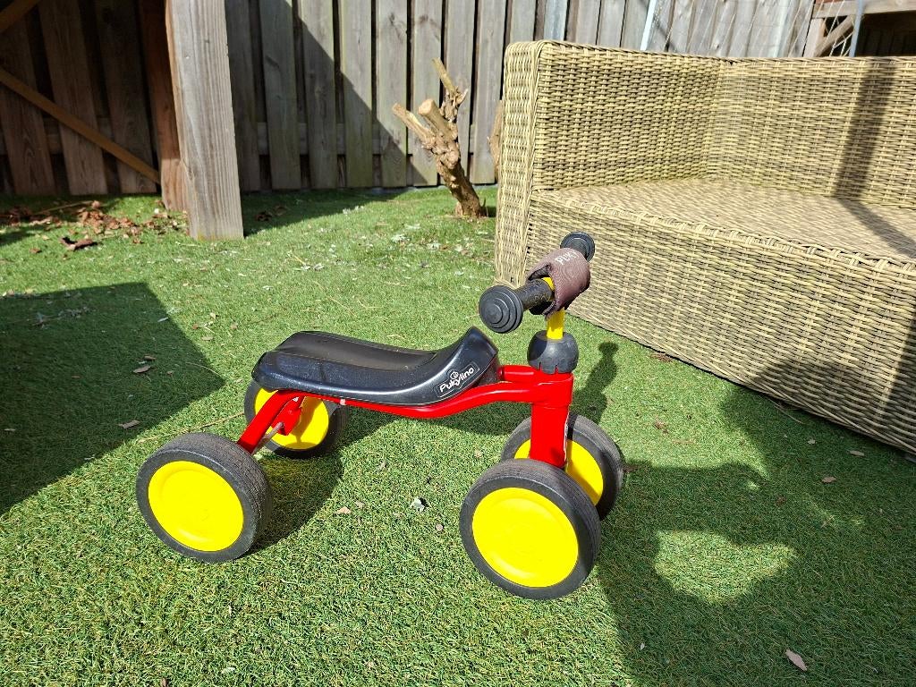 Pucky loopfiets 4 wielen, Kinderen en Baby's, Speelgoed | Buiten | Voertuigen en Loopfietsen, Ophalen, Gebruikt, Loopfiets