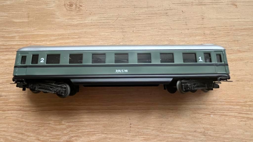 Marklin 346/1 NS rijtuig voor de SEWH800 in ruitkarton, Wisselstroom, Wagon, Ophalen of Verzenden, Märklin