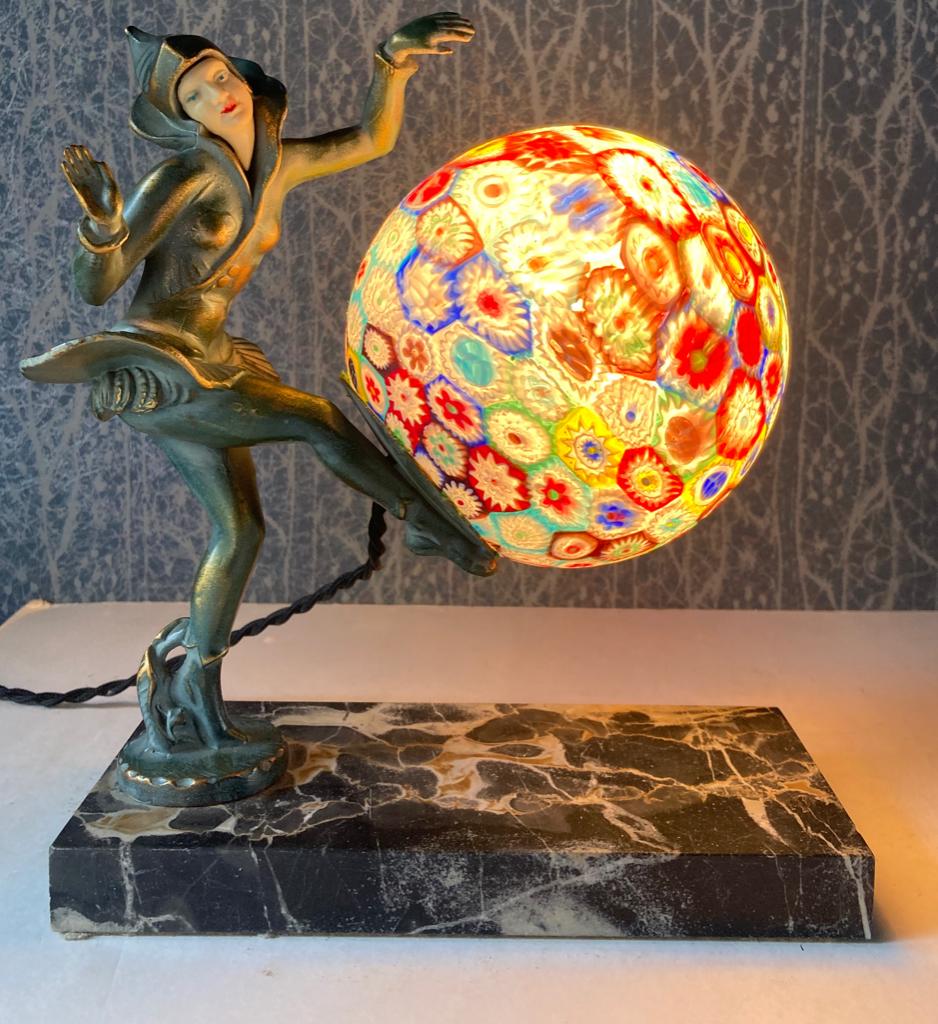 Pixie, Art-Deco tafellampje. ( Gerda Gerdano ), Ophalen of Verzenden