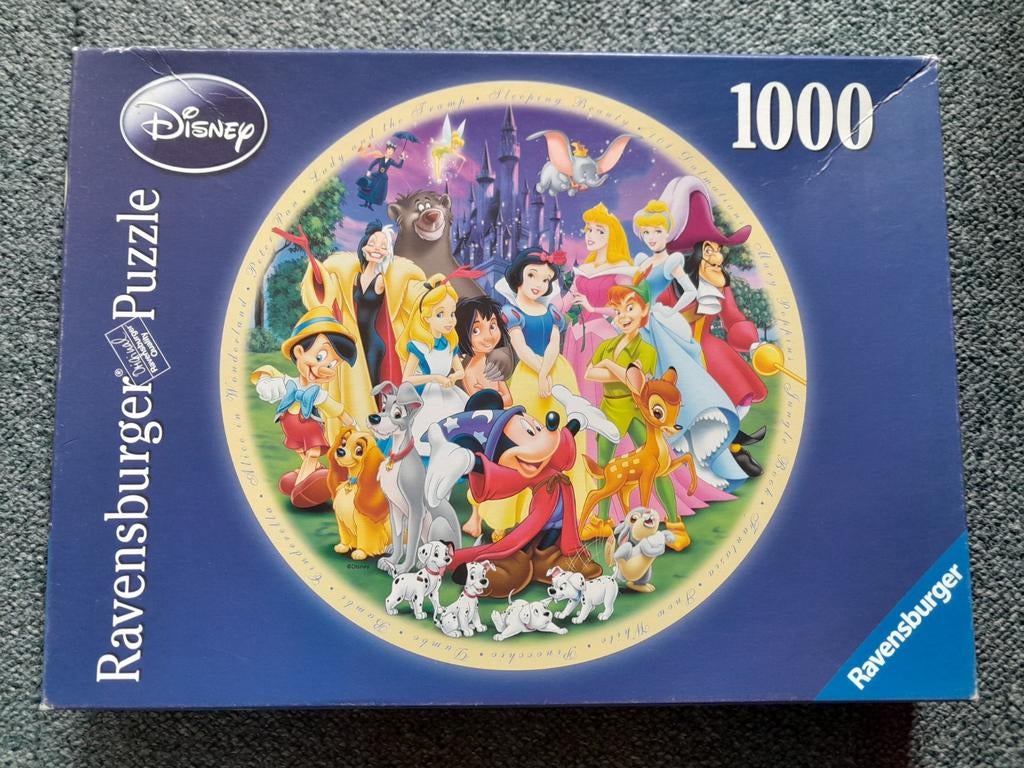 Disney puzzel van 1000 stukjes, Hobby en Vrije tijd, Denksport en Puzzels, Ophalen, 500 t/m 1500 stukjes, Zo goed als nieuw