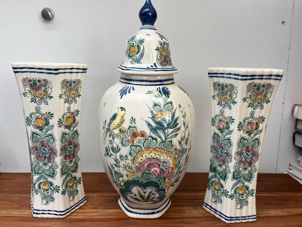 Prachtig Keramiek Kaststel - Delfts Holland Handpainted, Ophalen