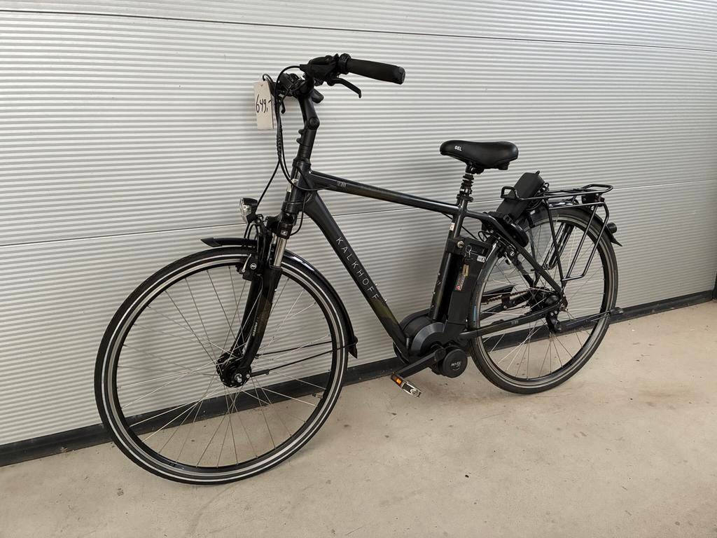 Kalkhoff Tasman E-bike met middenmotor en weinig kilometers, Zo goed als nieuw, 47 tot 51 cm, 50 km per accu of meer, Ophalen