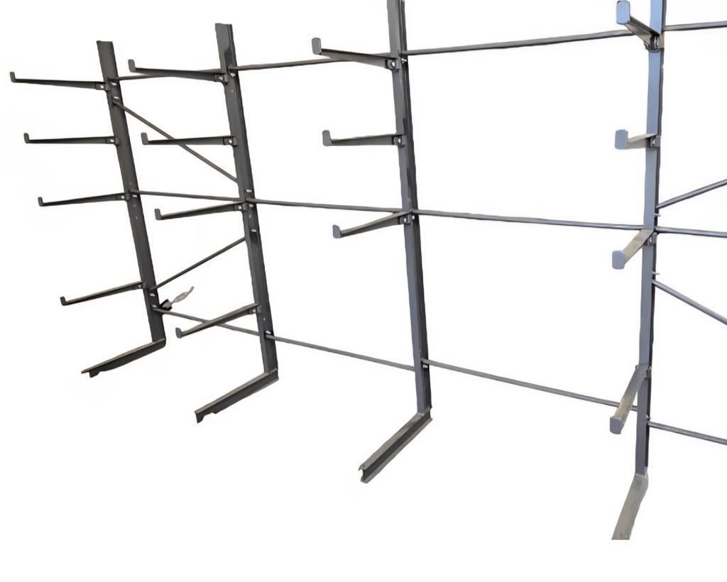 Manutan stelling tbv langgoed , materiaalrek enkelzijdig, Ophalen, Gebruikt, IJzer