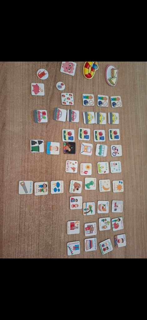 Educatieve magneten: Dagen, maanden, seizoenen en meer, Ophalen of Verzenden, Gebruikt, Taal en Lezen