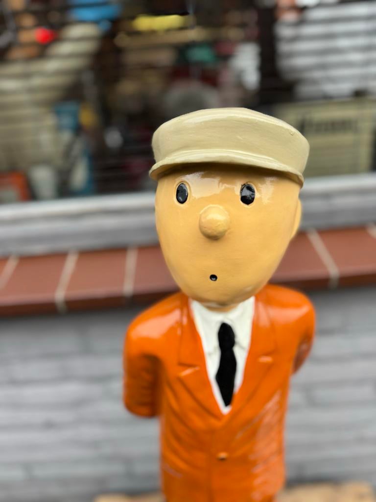 Groot Kuifje Beeld - Uniek Decoratiestuk, Ophalen, Zo goed als nieuw, Mens