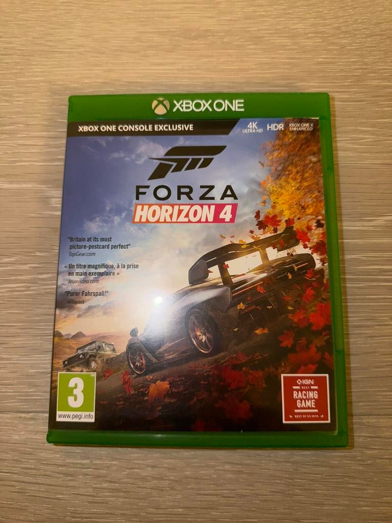 Forza Horizon 4 - Xbox One / Series X game - ZGAN, Spelcomputers en Games, 1 speler, Racen en Vliegen, Ophalen of Verzenden, Zo goed als nieuw