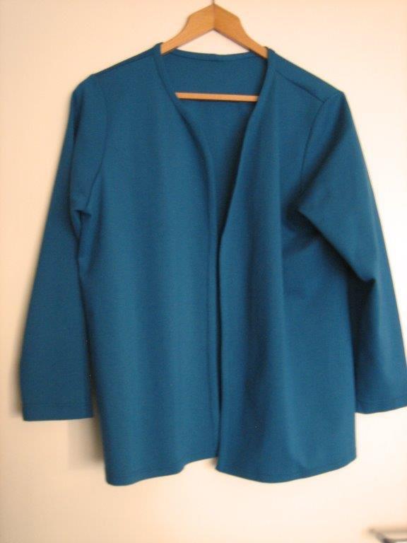 Zeer mooi petrolkleurig sweatshirt vest L Snazzeys, Verzenden, Nieuw, Maat 42/44 (L), Blauw