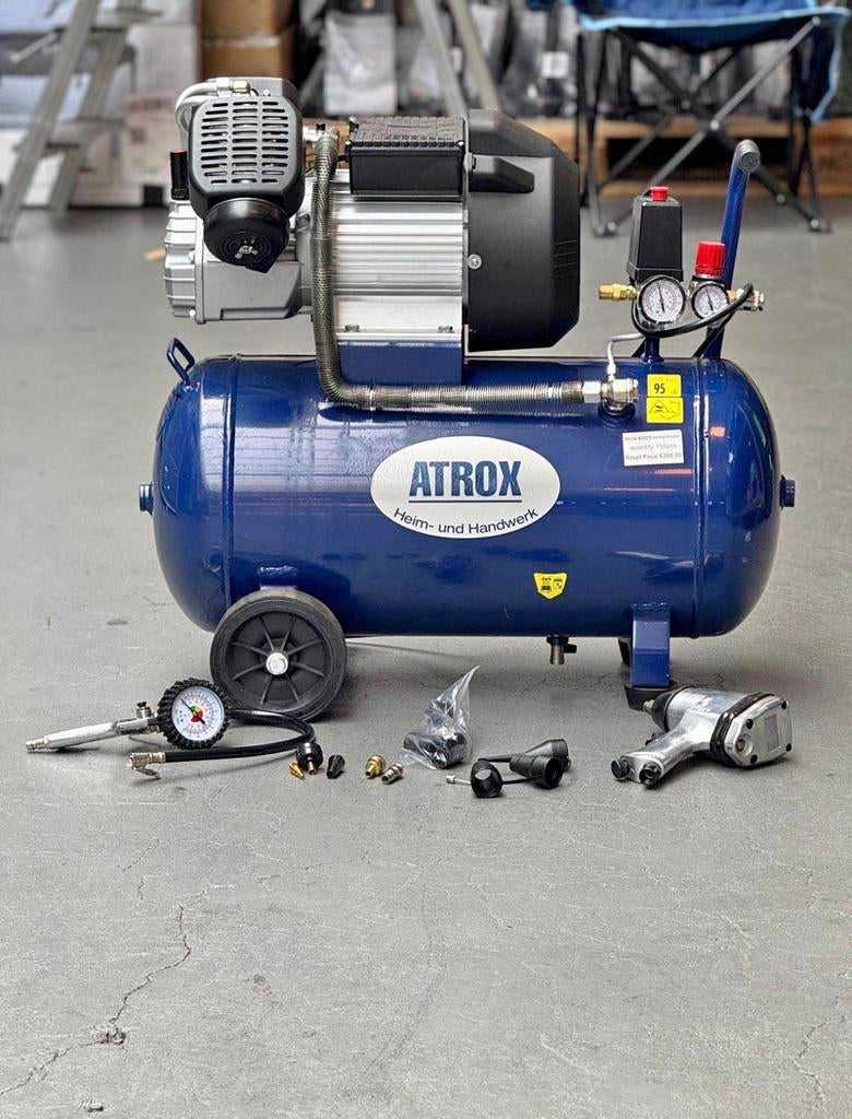 Atrox compressor met accessoires Nieuw!!!, Ophalen of Verzenden, Gebruikt, Mobiel