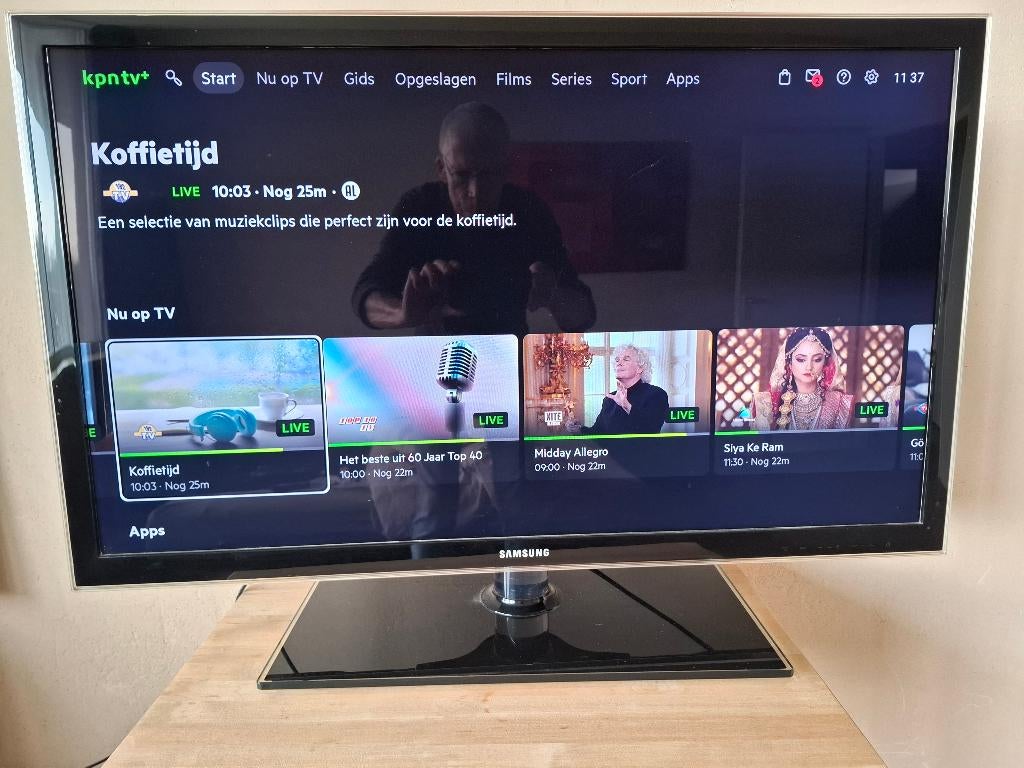 Samsung TV 37" UE37D5000, Ophalen, 50 Hz, 80 tot 100 cm, Samsung