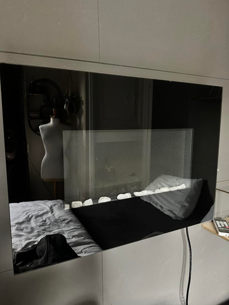 Kacheltje met lamp en/of warmte, Ophalen, Gebruikt, Hangende haard, Elektrische haard