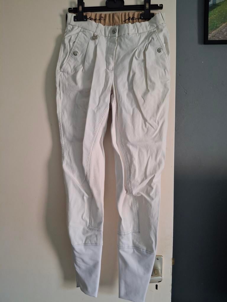 Mondoni witte rijbroek, Dieren en Toebehoren, Ophalen of Verzenden, Dressuur, Onderkleding