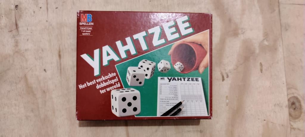 Yahtzee dobbelspel van MB Spellen, Ophalen of Verzenden