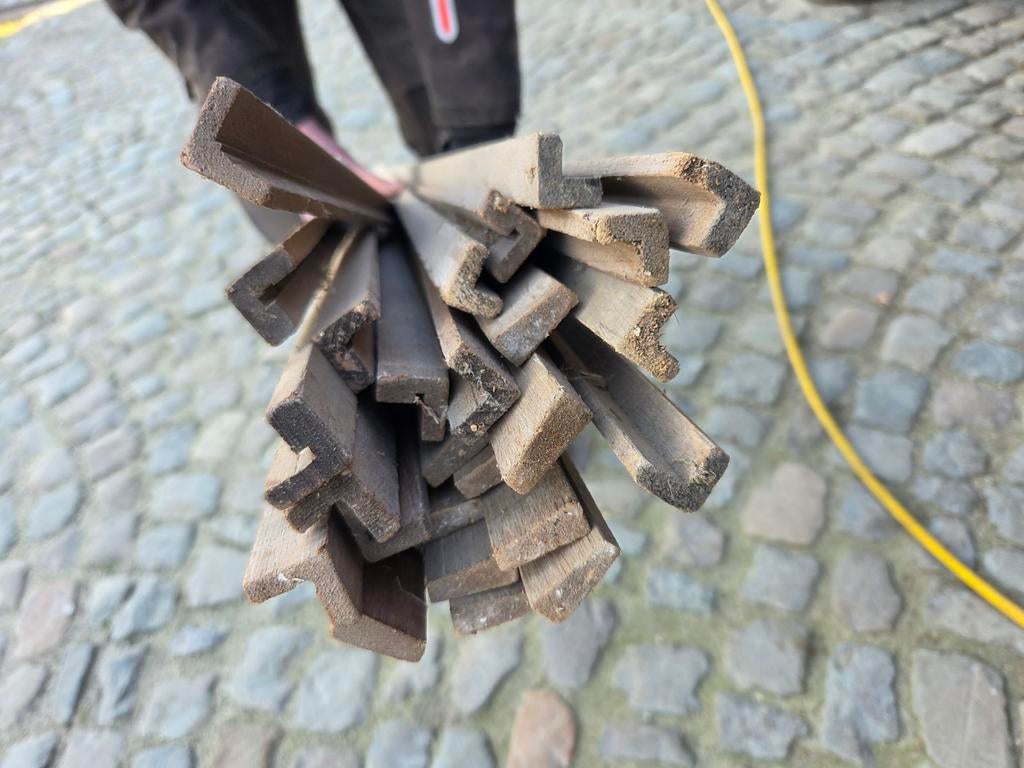 Diverse houten latjes voor knutselprojecten of decoratie, Ophalen, Gebruikt, Minder dan 25 mm, Overige typen