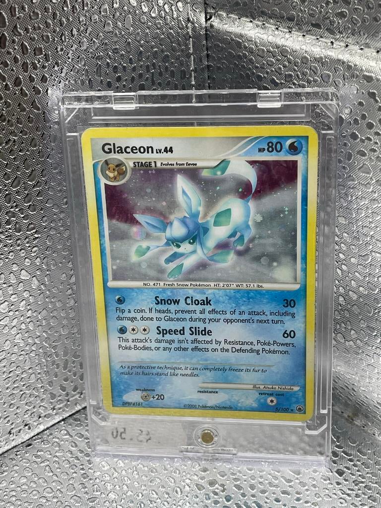 Pokémon Glaceon LV.44 Holo DPBP # 161 PokemonKaart, Ophalen of Verzenden, Zo goed als nieuw, Losse kaart, Foil