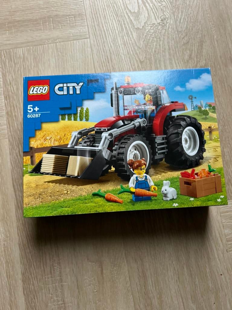 Lego city tractor 60287, Ophalen of Verzenden, Nieuw, Complete set, Lego