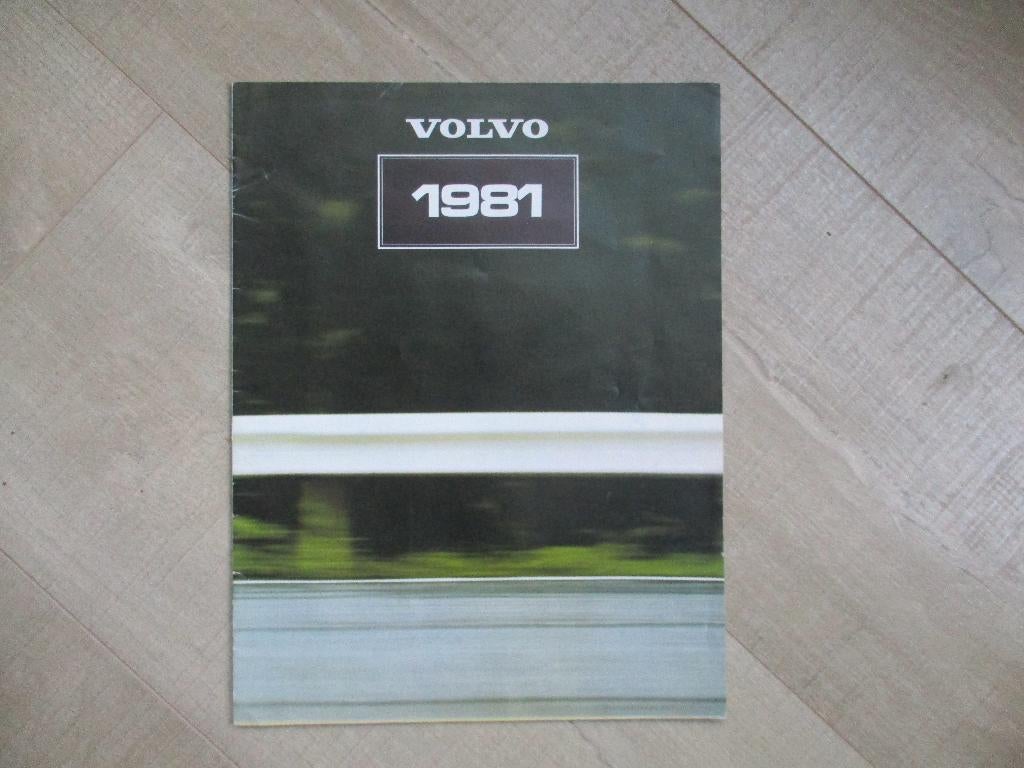 Volvo Oldtimerfolders 1981, Ophalen of Verzenden, Zo goed als nieuw, Overige merken