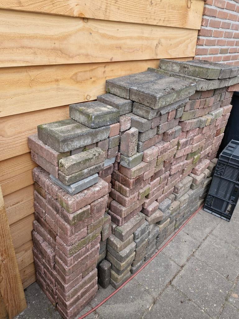 Gratis tegels, Ophalen of Verzenden, Gebruikt, Beton, Terrastegels