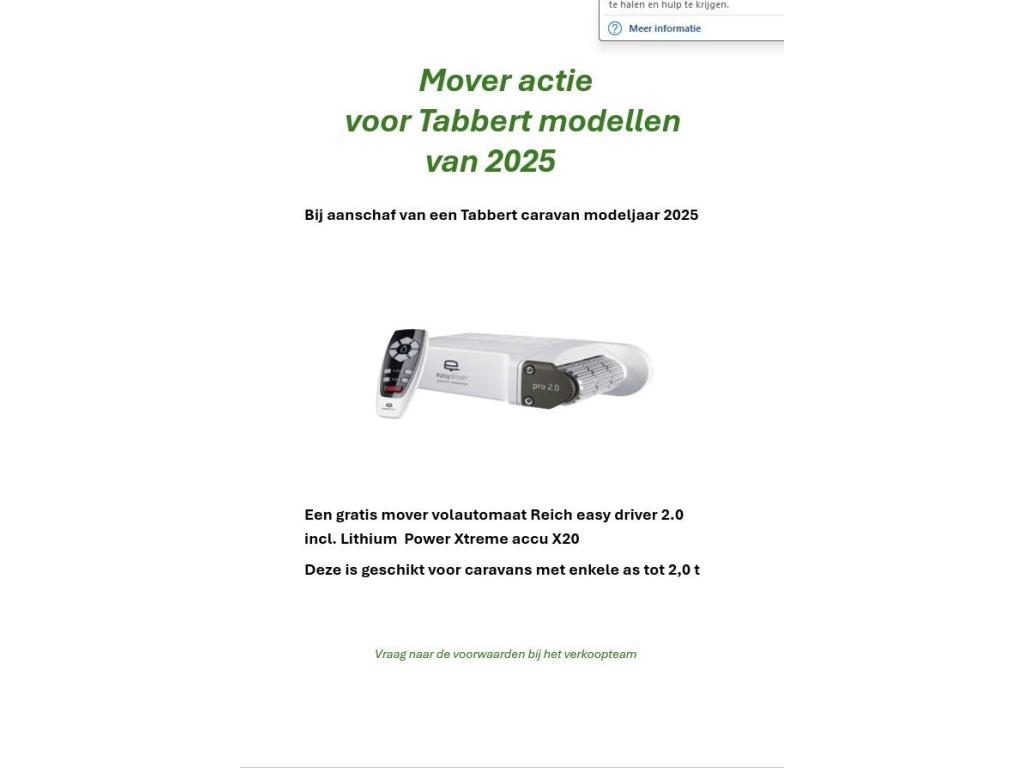 Tabbert Senara 490 TD Fransbed - 2025!, Caravans en Kamperen, Caravans, Rondzit, Tabbert, Bedrijf, Schokbreker