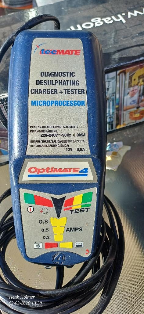 tec mate druppellader, Ophalen, Gebruikt