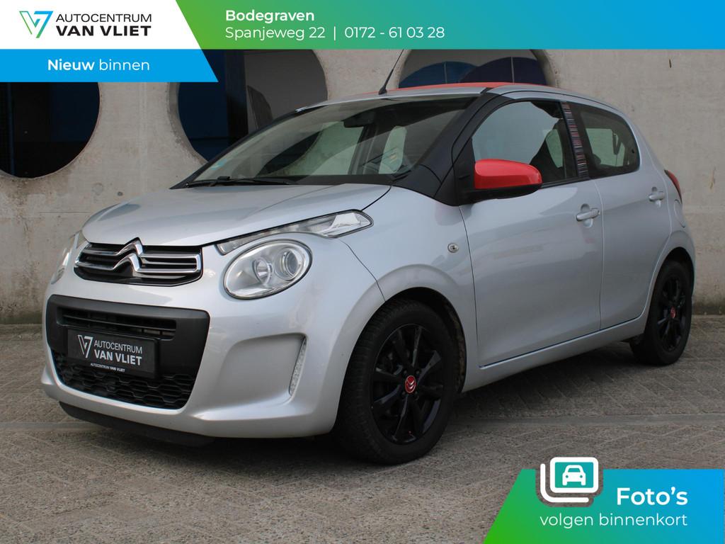 Citroen C1 1.2 PureTech Airscape Shine | 12 MAANDEN BOVAG GA, Voorwielaandrijving, 12 maanden, Stof, Gebruikt