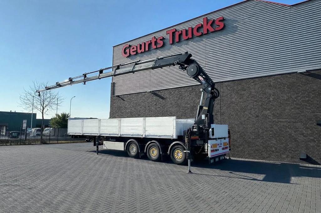 Kwb 3 ASSER KRAANOPLEGGER HIAB 477-8 (bj 2018), Auto's, Vrachtwagens, Overige brandstoffen, Wit, Bedrijf, Aanhangers en Opleggers