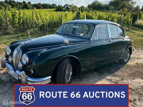 Jaguar MK2 | 1967 | Route 66 Auctions, Auto's, Overige carrosserieën, Zwart, Bedrijf, Handgeschakeld