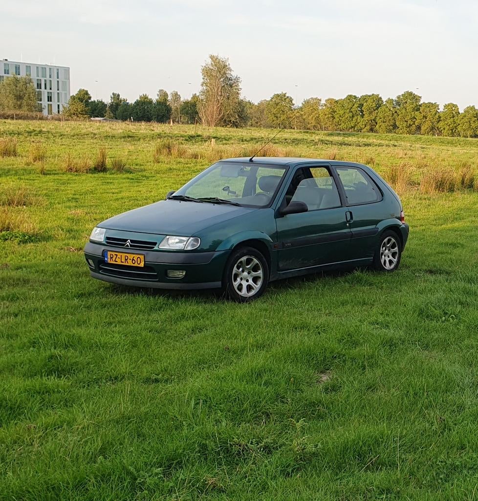Citroën Saxo 1.6 I VTR 1997, opknapper, vol leer interieur!, Auto's, Citroën, Voorwielaandrijving, 460 kg, 4 cilinders, Saxo