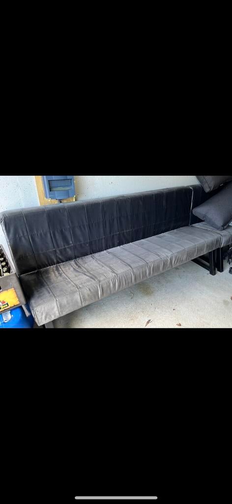 Twee eetkamerbanken, Huis en Inrichting, Ophalen, Gebruikt, Minder dan 75 cm, Driepersoons