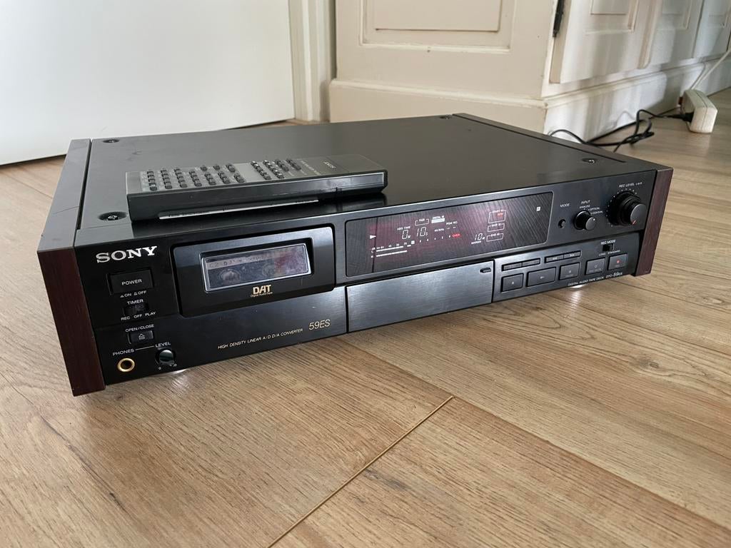 Sony DTC-59ES DAT recorder inclusief afstandsbediening, Ophalen of Verzenden, Sony