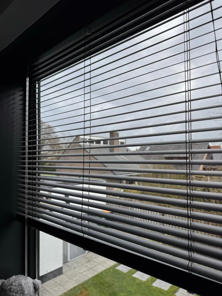 Aluminium jaloezie 100x170 cm - Zo goed als nieuw, Ophalen, 100 tot 150 cm, Zo goed als nieuw, Grijs