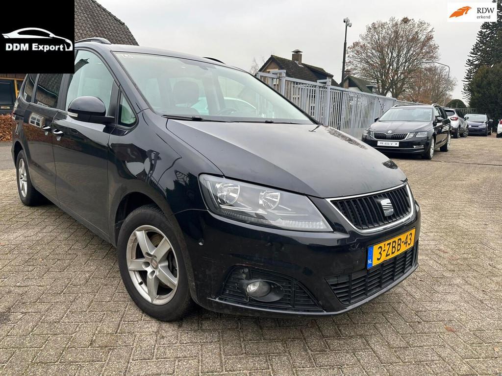 SEAT Alhambra 2.0TSI 200pk Style 7P DSG Automaat | Clima | N, Auto's, Euro 5, Stof, Gebruikt, Zwart