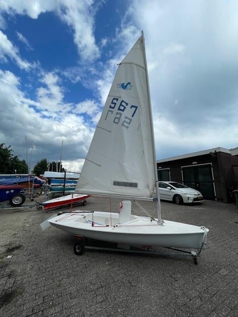 Splash (+Flash) inclusief waltrailer, Watersport en Boten, Zeilen en Zeiltoebehoren, Ophalen, Gebruikt, 3 tot 6 meter, Minder dan 15 m²