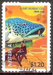 168 Australië 2023 Aussie Big Things s/a, Verzenden, Gestempeld