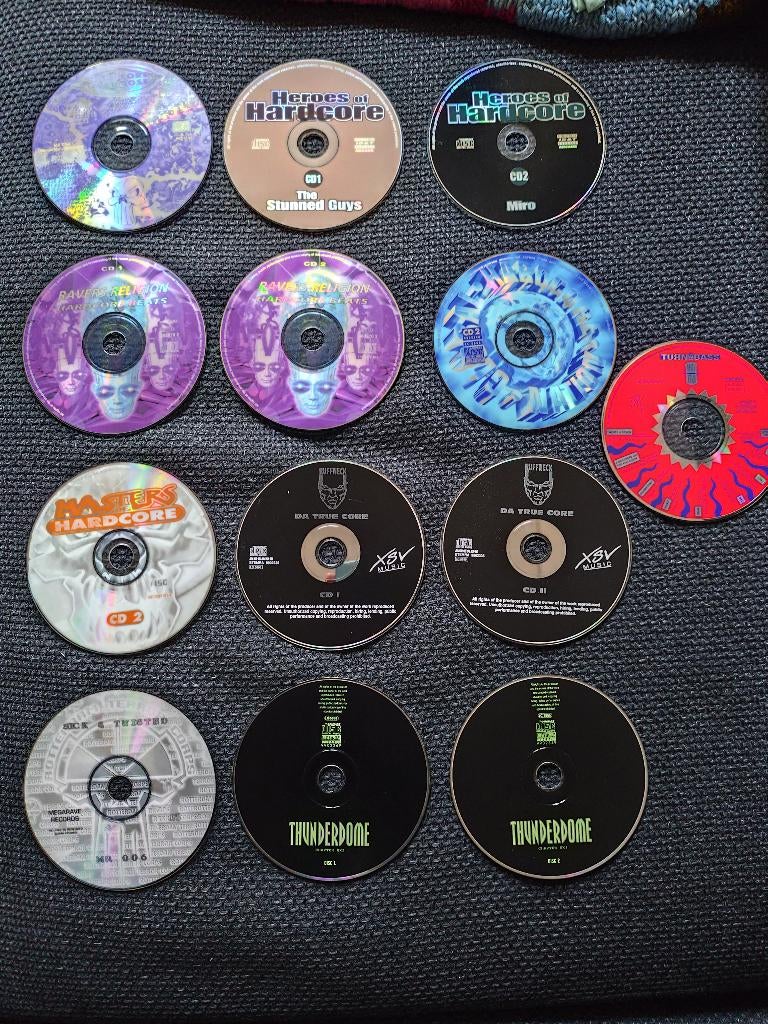 Cd's hardcore, Ophalen, Gebruikt, Overige genres