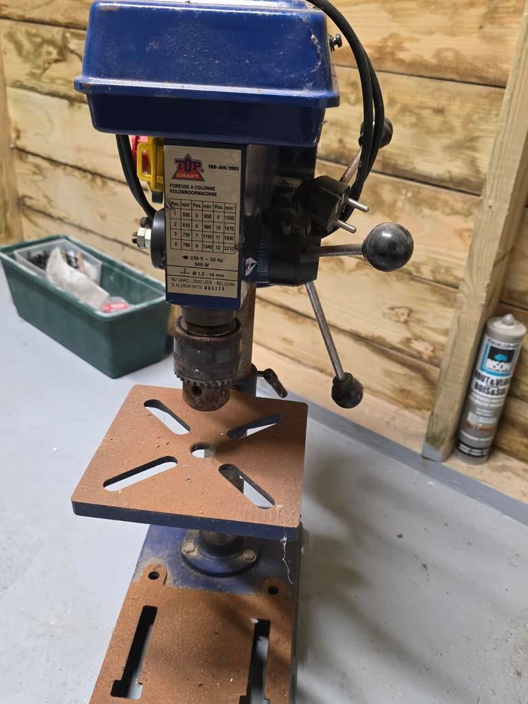 Kolomboormachine - Weinig gebruikt, werkt nog goed, Ophalen, Gebruikt, 400 tot 600 watt, Kolomboormachine