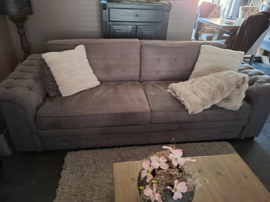 Bank, Huis en Inrichting, Banken | Bankstellen, Ophalen, Gebruikt, Overige maten, 75 tot 100 cm