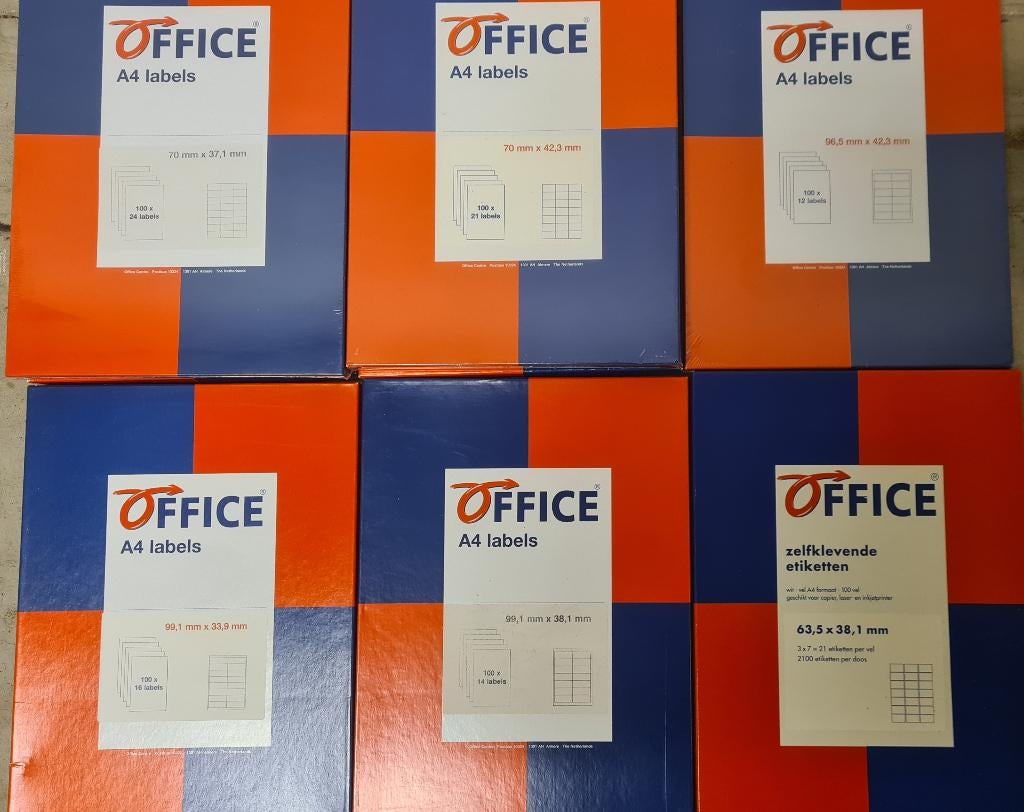 Zelfklevende etiketten / labels, Diversen, Ophalen of Verzenden, Nieuw