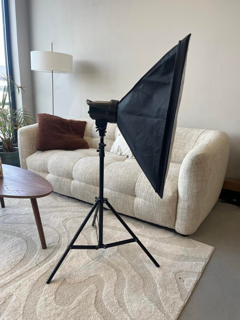 Bresser BRT-200B studio flitsset (2 lampen), Ophalen, Zo goed als nieuw, Overige merken