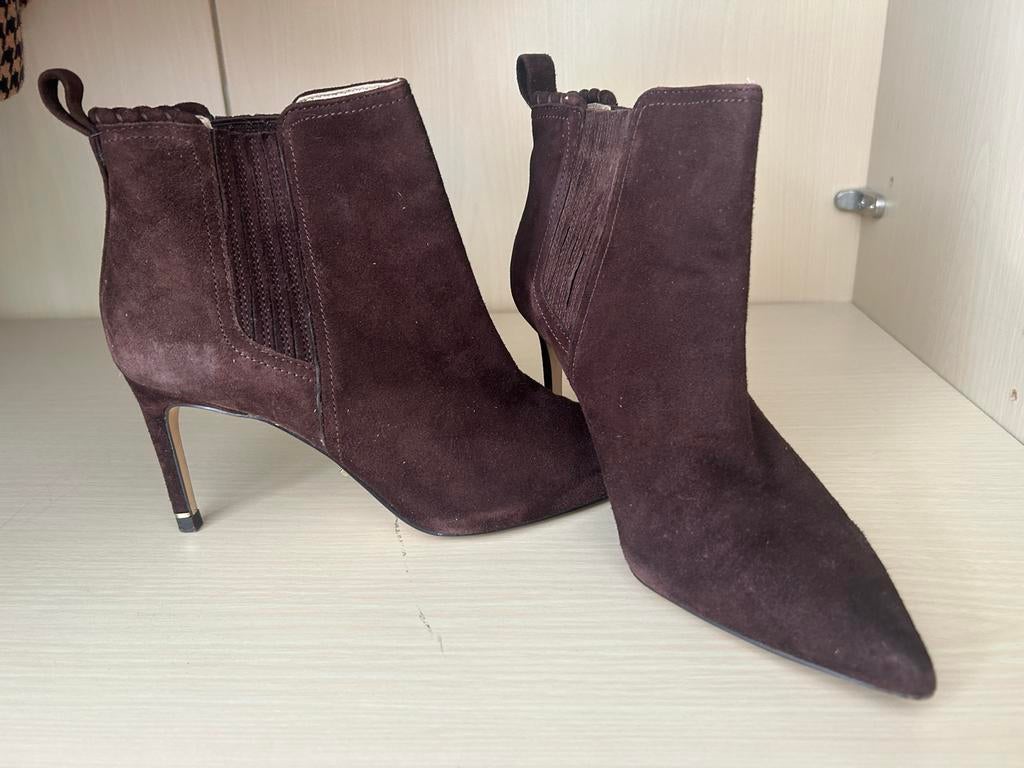 Massimo Dutti laarzen, maat 36, Ophalen of Verzenden, Zo goed als nieuw, Bruin, Lage of Enkellaarzen